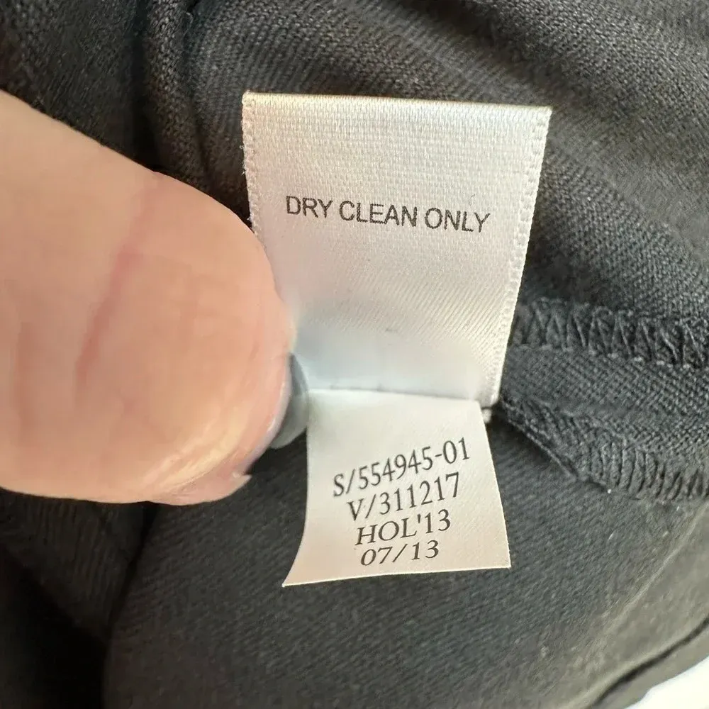 Vintage Banana Republic Y2K Black Classic Chic Timeless Cocktail Dress Size 10 M - Image 8