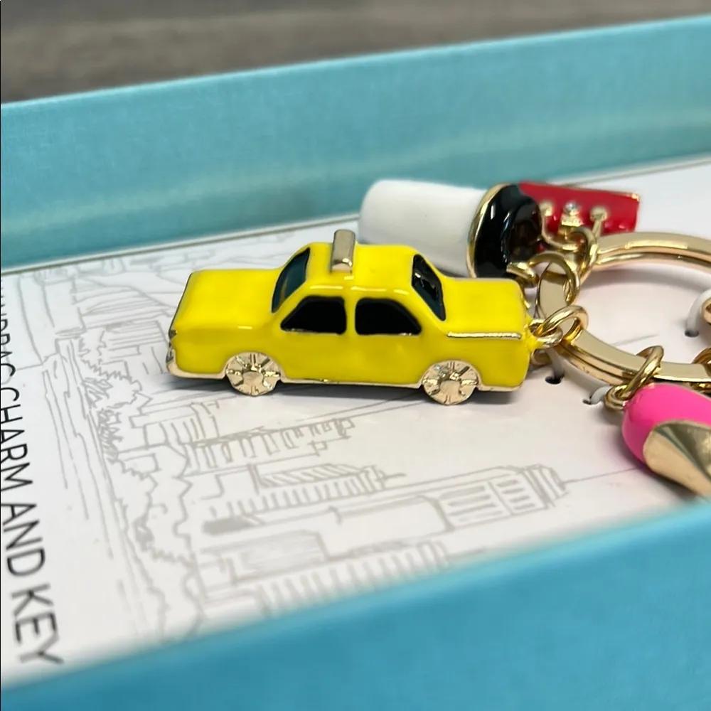 Boss Babe, City Girl, Daily Grind Bag Charm 🚕📷👠👛💄 Red - Image 7