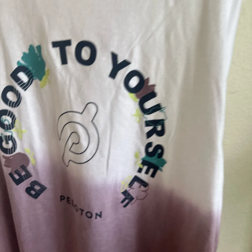 PELOTON Purple and white Tank Top. - Image 5