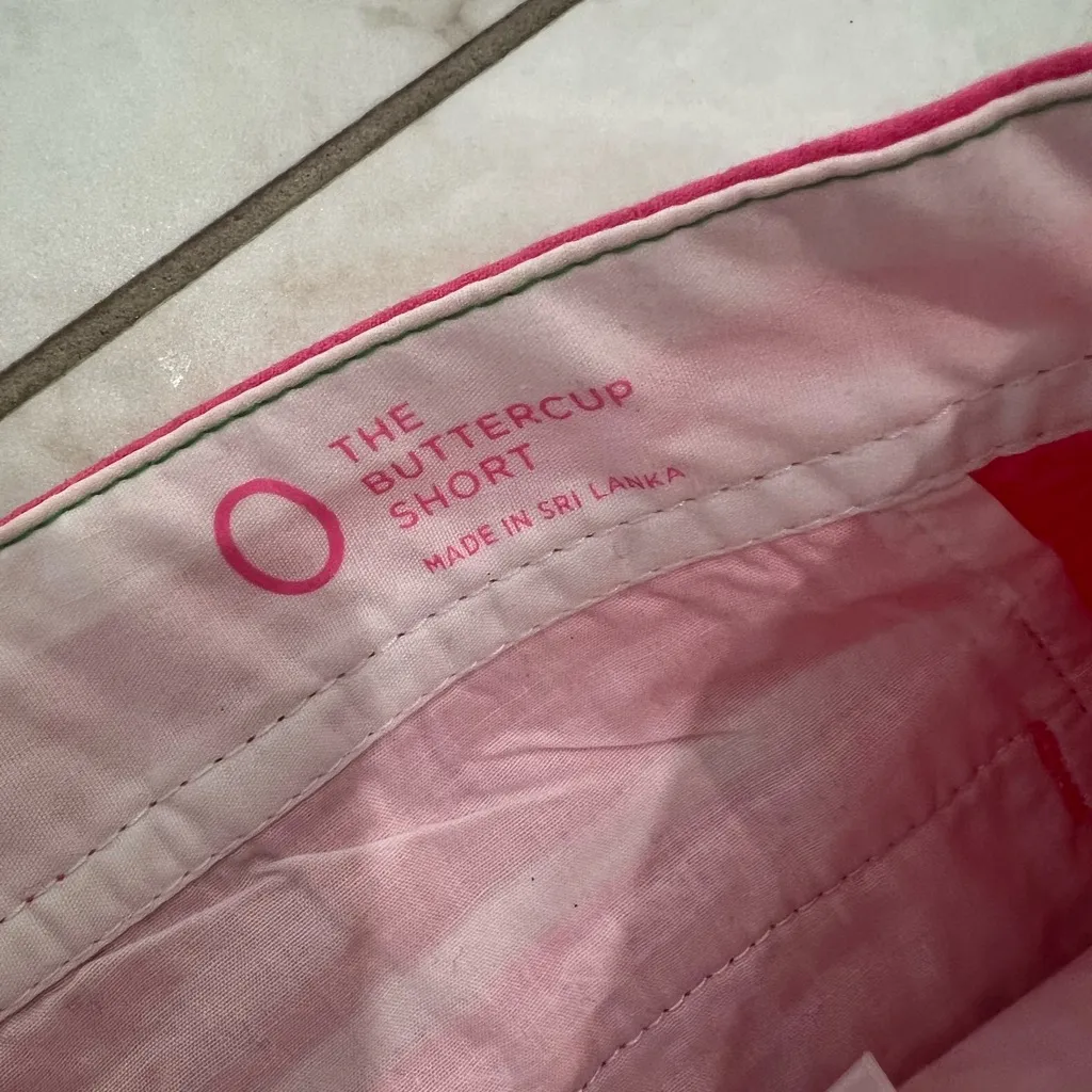 Lilly Pulitzer Pink 5" Buttercup Scallop Hem Shorts Size 0 - Image 5