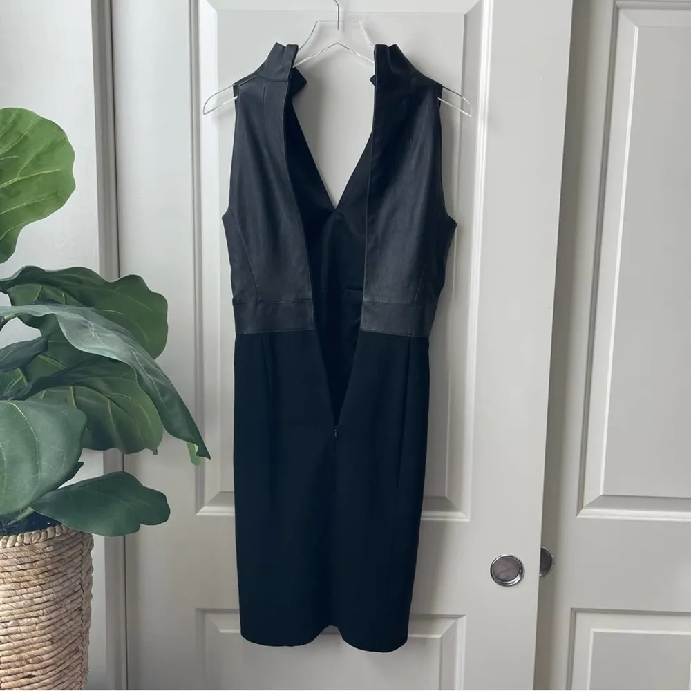 Akris Punto Leather Dress Black - Image 59