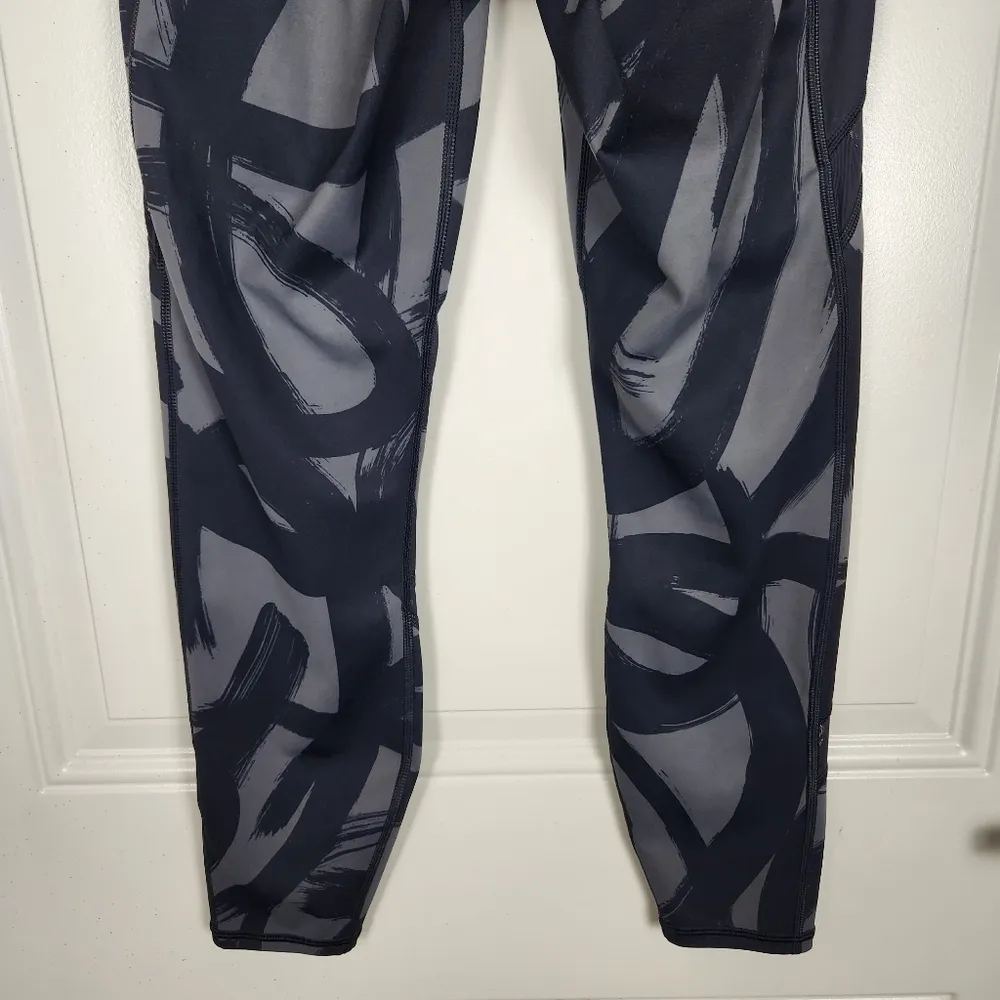 Athleta Black Tenacity Brush Strokes 7/8 Tight Size S Small - Image 6