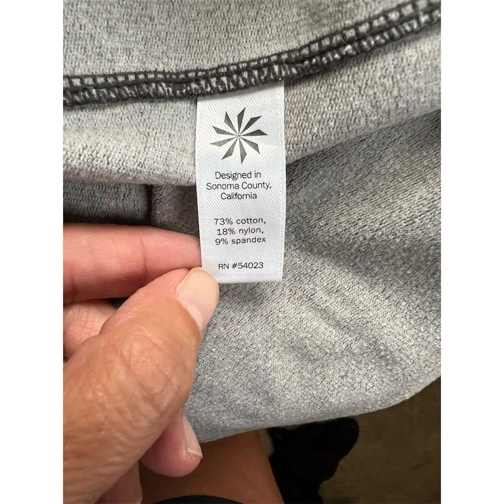 Athleta  Women's Gray Hooded Pullover Sweatshirt Size XL Long Sleeve Acti… - Image 7