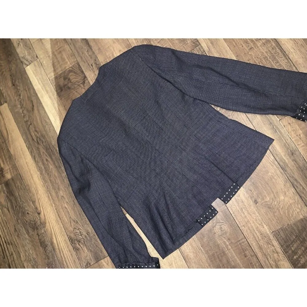 Carlisle Silk Pearl Blazer 8 600$ - Image 2