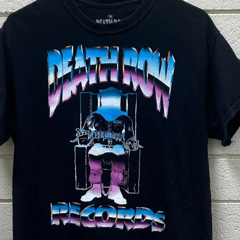 Death Row Black Tee size M Size M - Image 8