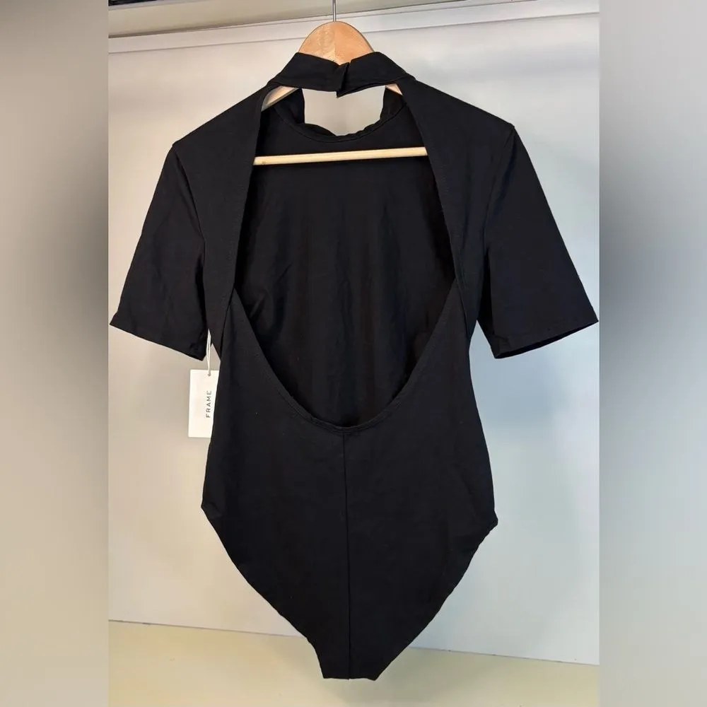 NWT Frame Black Bodysuit Large - Image 5