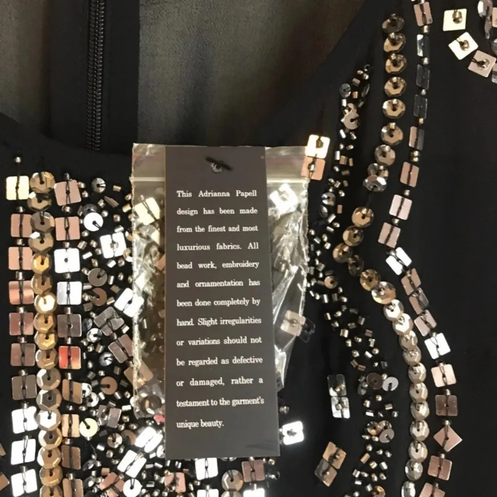 NWT Hand Beaded Cocktail Dress - Image 8