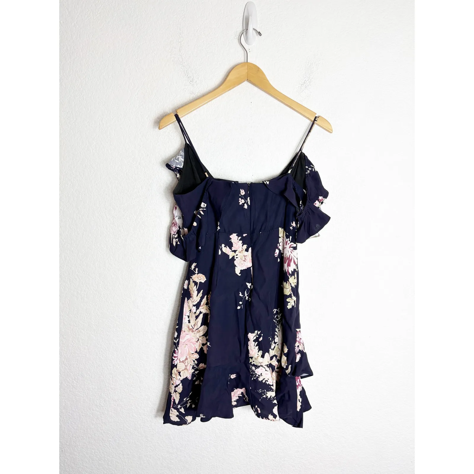 Revolve Majorelle Salsa Mini Dress Size Small Fauna Blue Floral Fairy Whimsygoth - Image 14