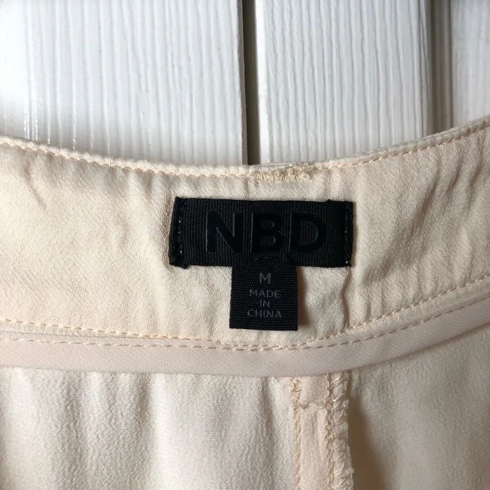 Revolve NBD Larkin Ivory Pants Size M - Image 11