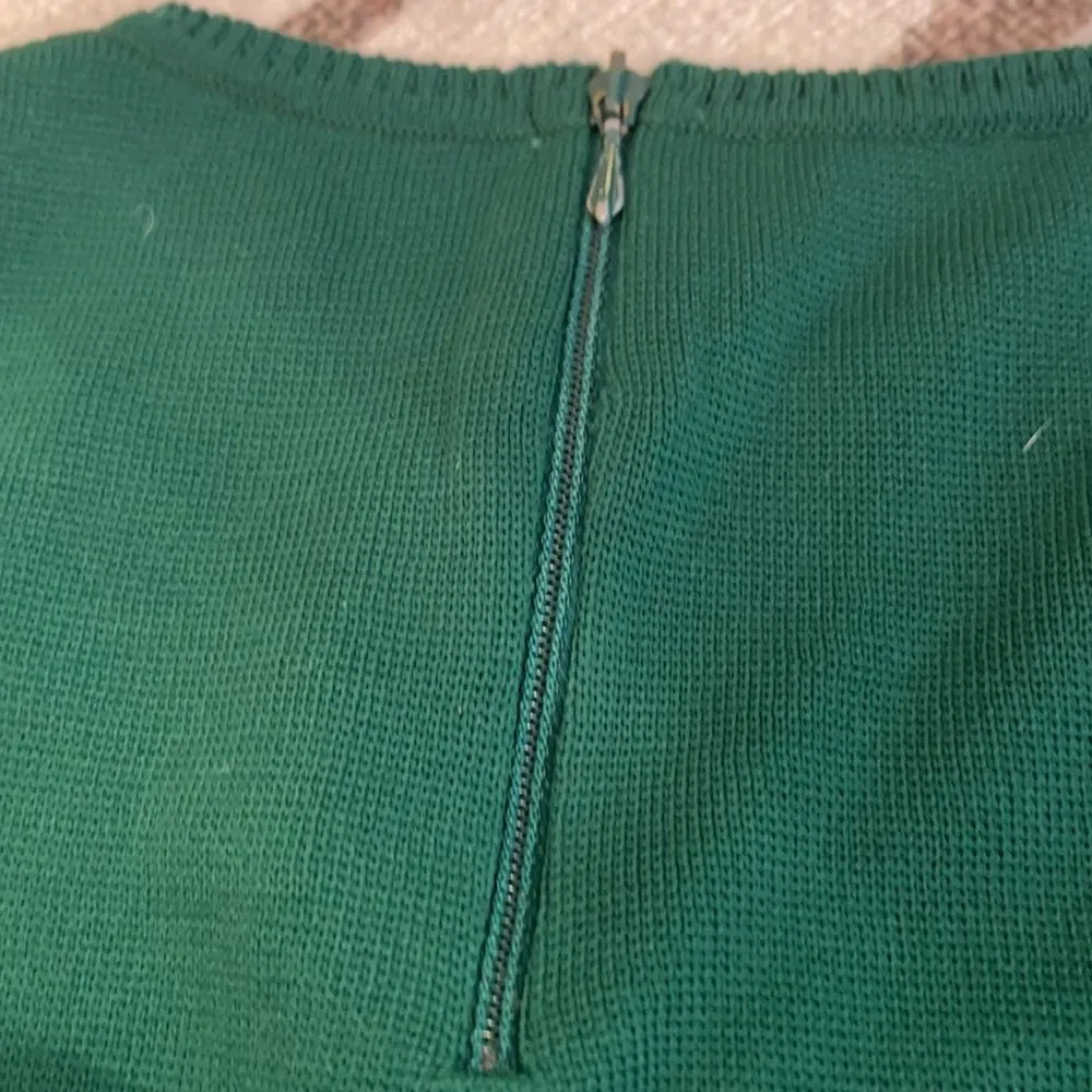 Vintage Emerald Green Acrylic Sweater Euro 40 Green Size undefined - Image 14