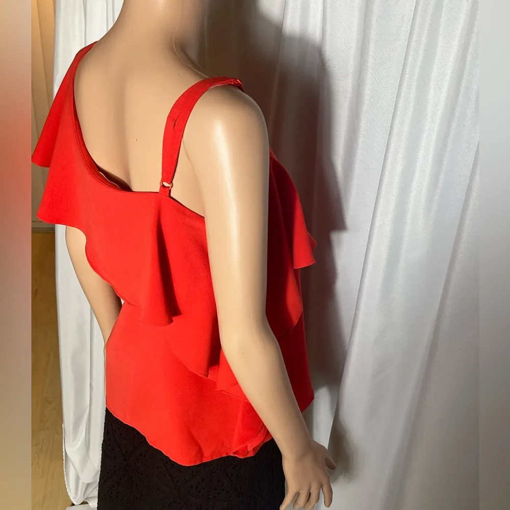 Sugar Lips Size M Red Cascade Ruffle One - Image 6