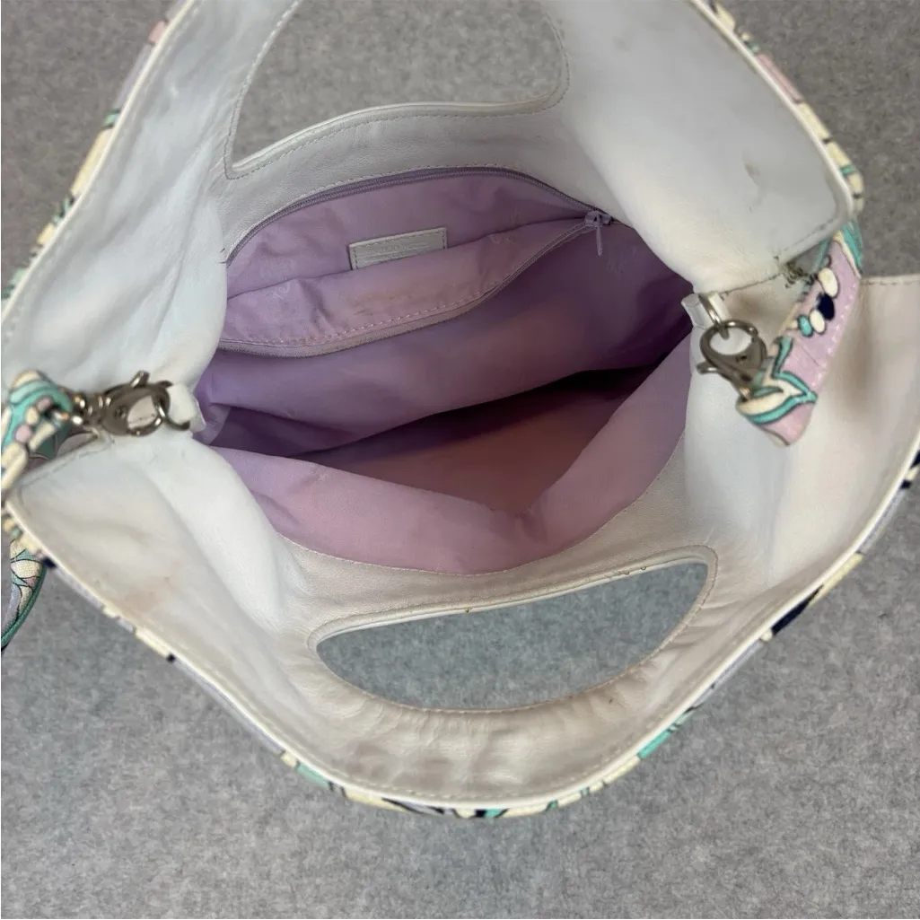 Emilio Pucci Multicolor Floral Shoulder Bag - Image 8