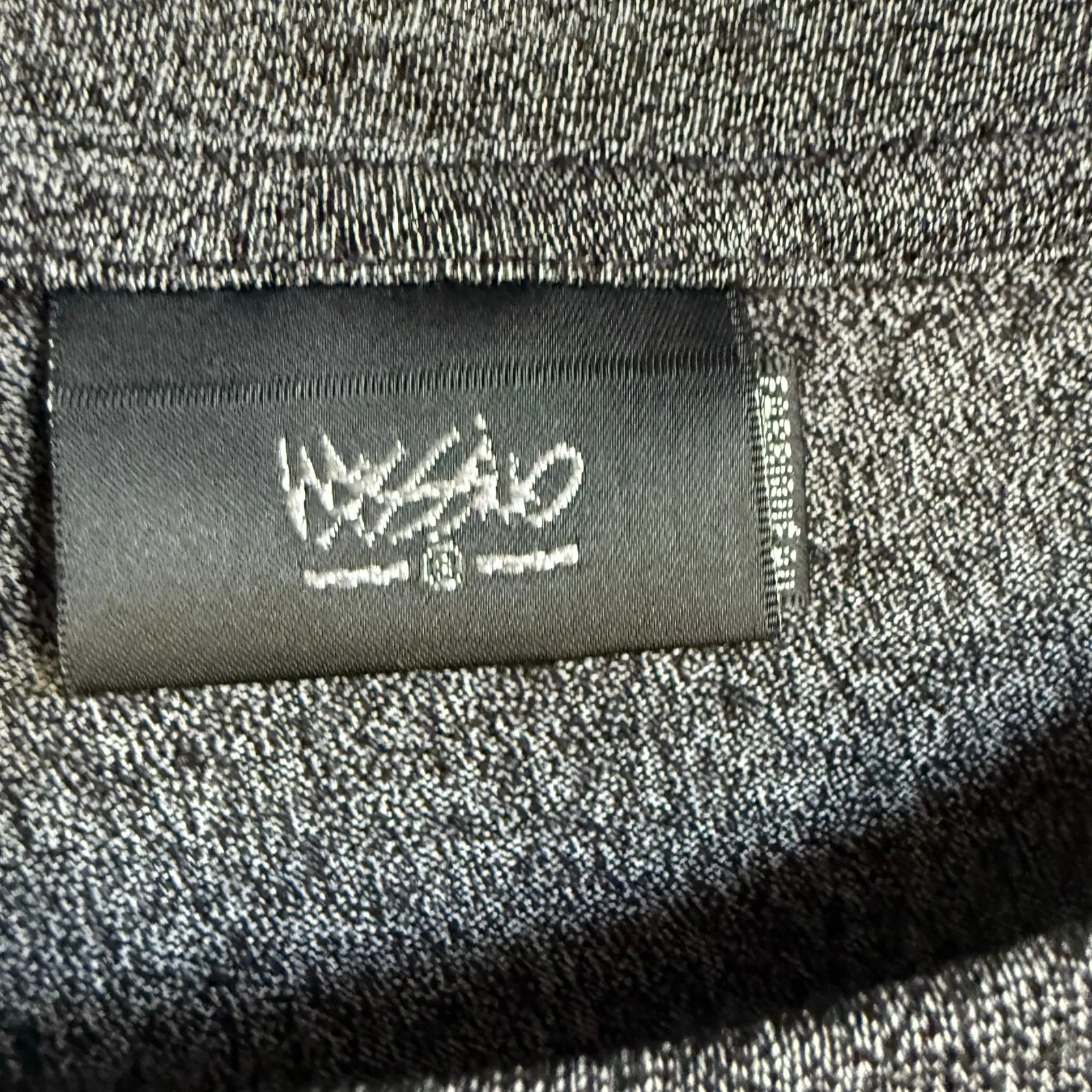 Mossimo Womens Space‎ Dye Fitted Tee Gray Black Size S Thin Nice - Image 6