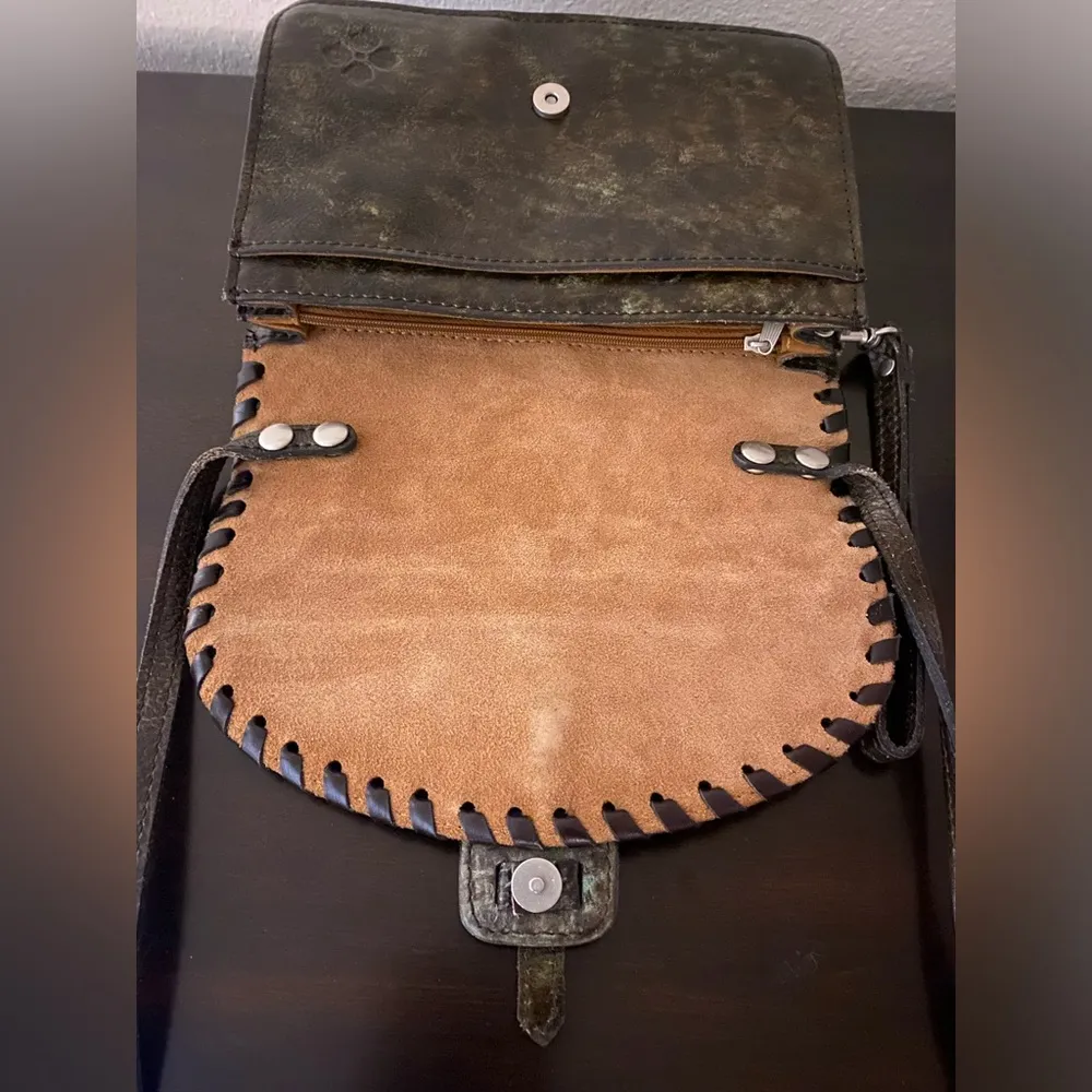 Patricia Nash Hand Tooled Leather Lanza Shoulder | Crossbody  Bag | Purse - Image 5