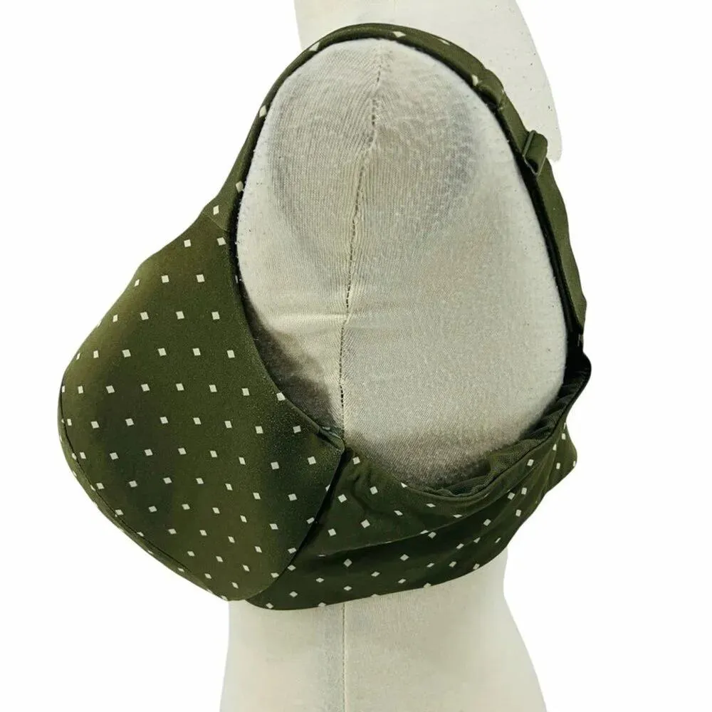 Lane Bryant Cacique True Embrace T-Shirt Bra Green Cream Square Lightly Lined 42 - Image 3