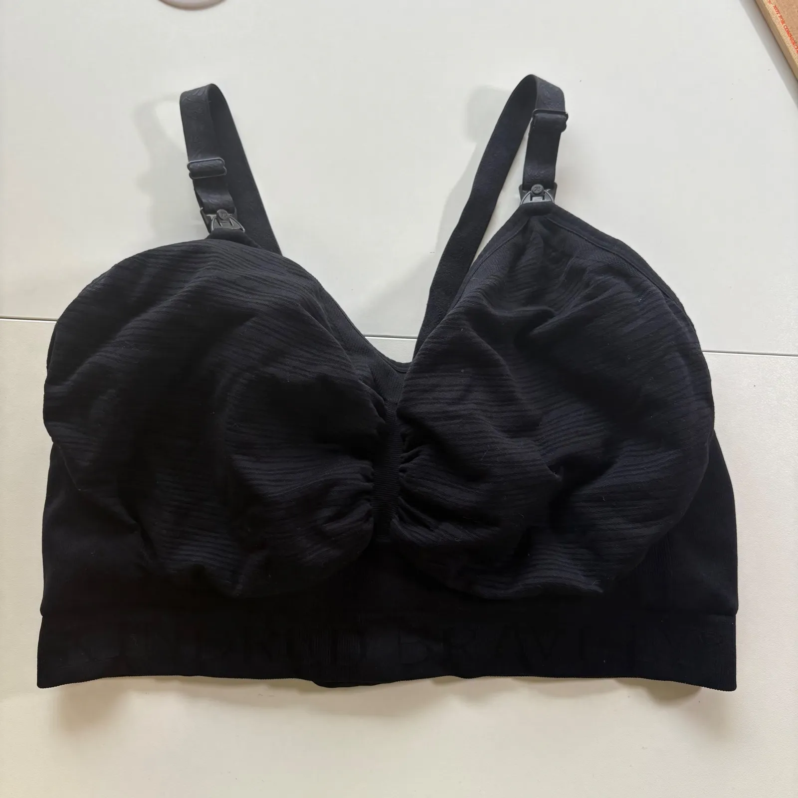 Kindred Bravely 1X Nursing Maternity Bra Black‎ Adjustable Straps Clasp Closure Black Size undefined - Image 6