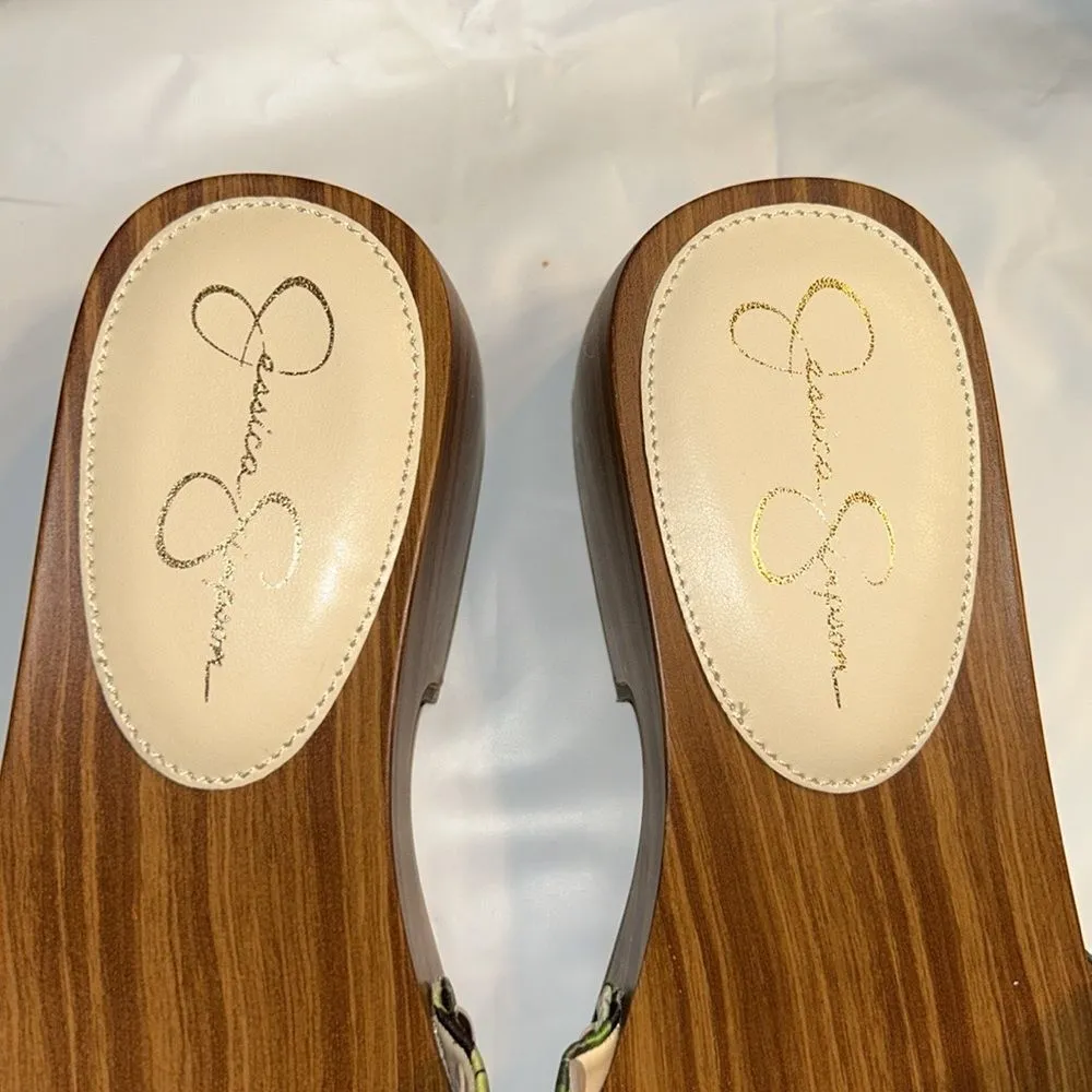Jessica Simpson Floral Print Slip on Sandals(Size 6M) - Image 8