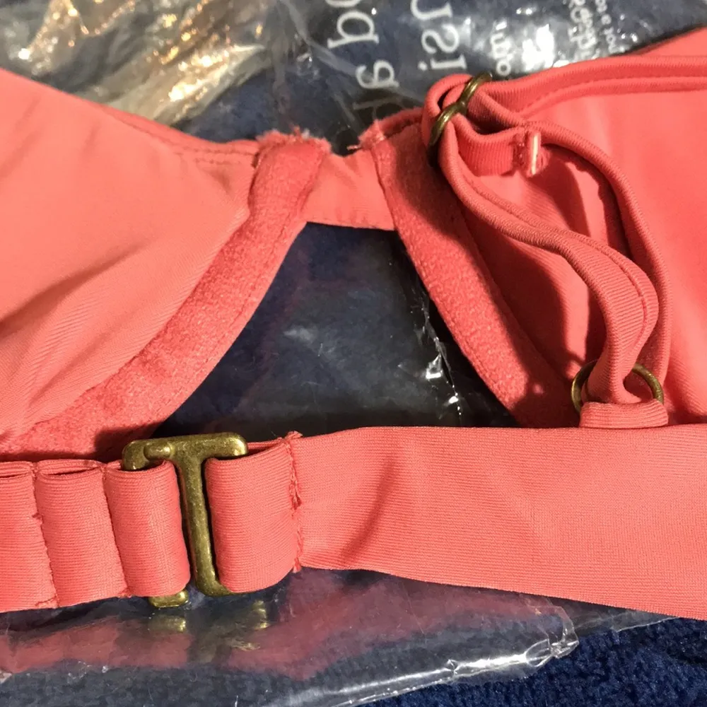 Andie Swim Sicily Bikini Top Punch (Mauve) XS NWT Underwire Hook Back Padded - Image 3