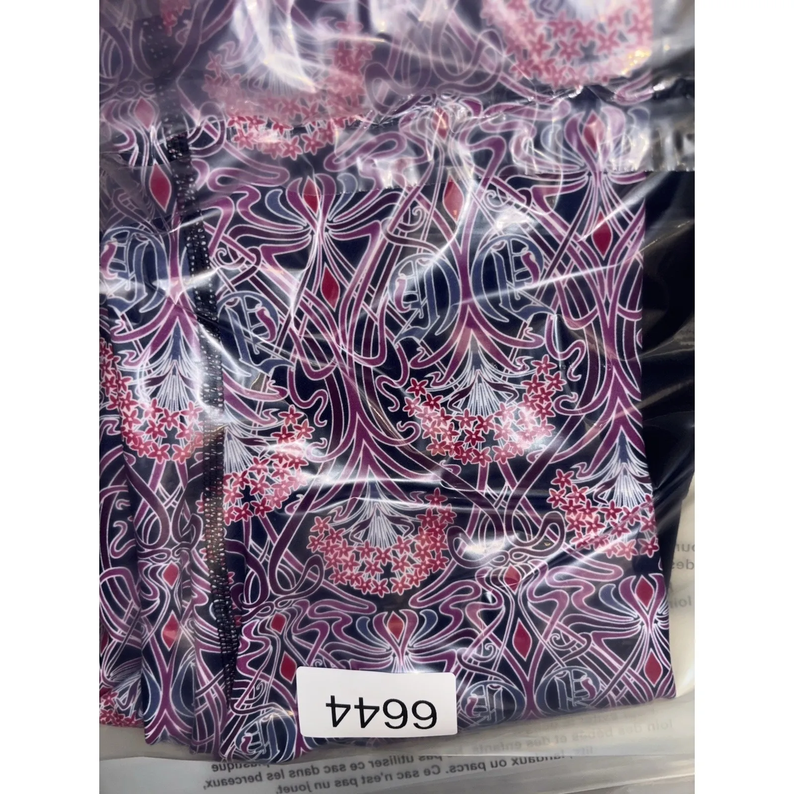 Greyson Leggings Womens Small Floral Nouveau NWT Golf Purple - Image 10