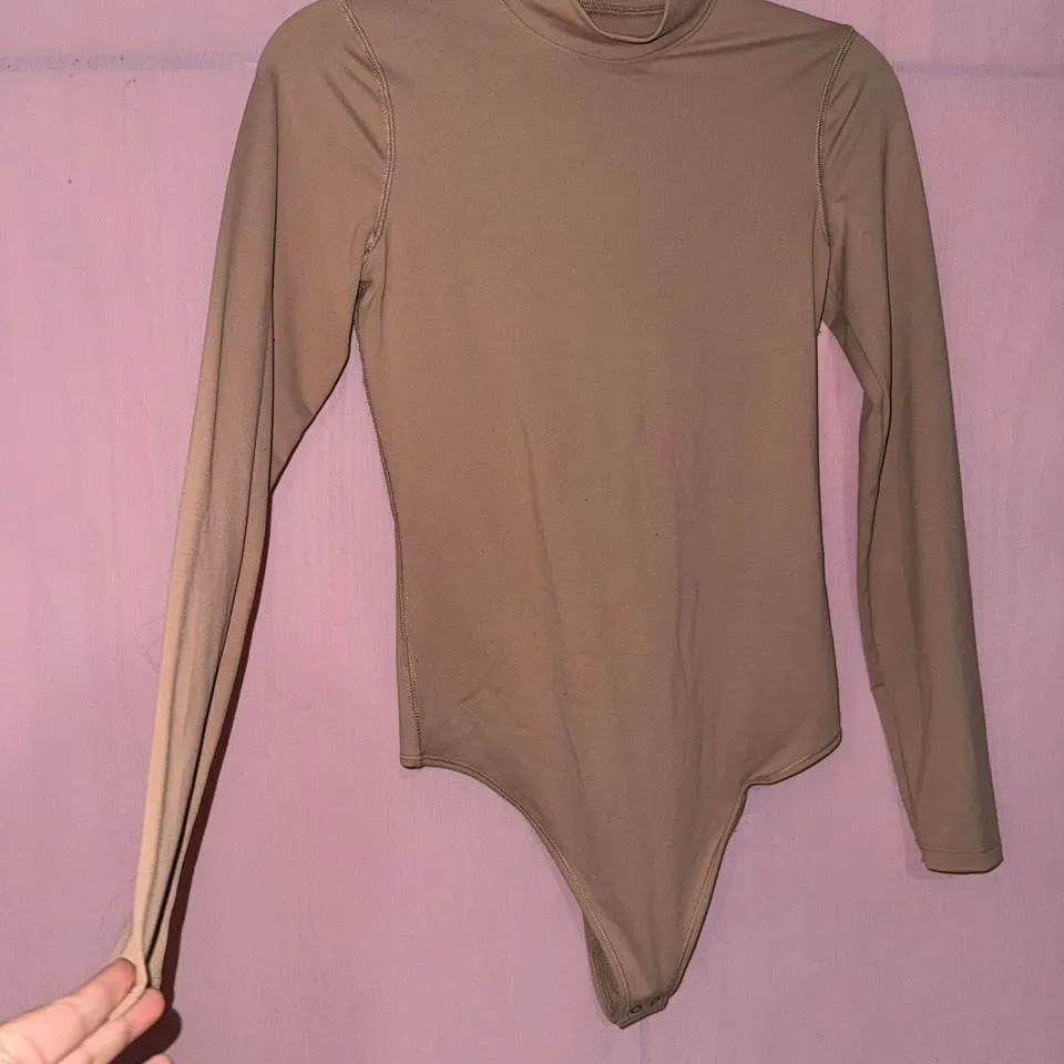 Abercrombie & Fitch Tan SOFT A&F collection thong bodysuit - Image 4