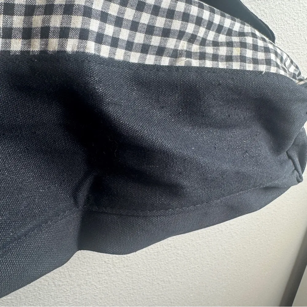 Vintage Mickey Unlimited Mickey Mouse Tote Black White Checkered Handbag Travel - Image 14