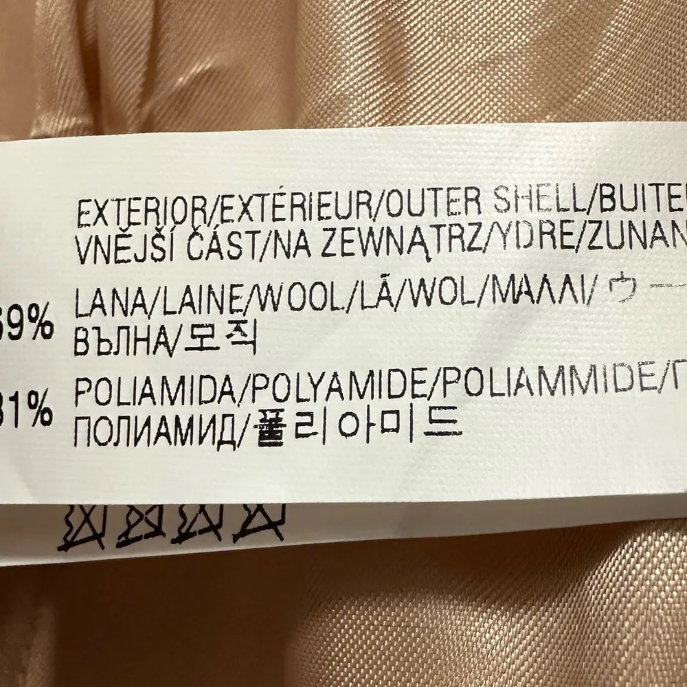 ZARA Blogger favorite!  Wool Coat in Pink Blush Medium - Image 9