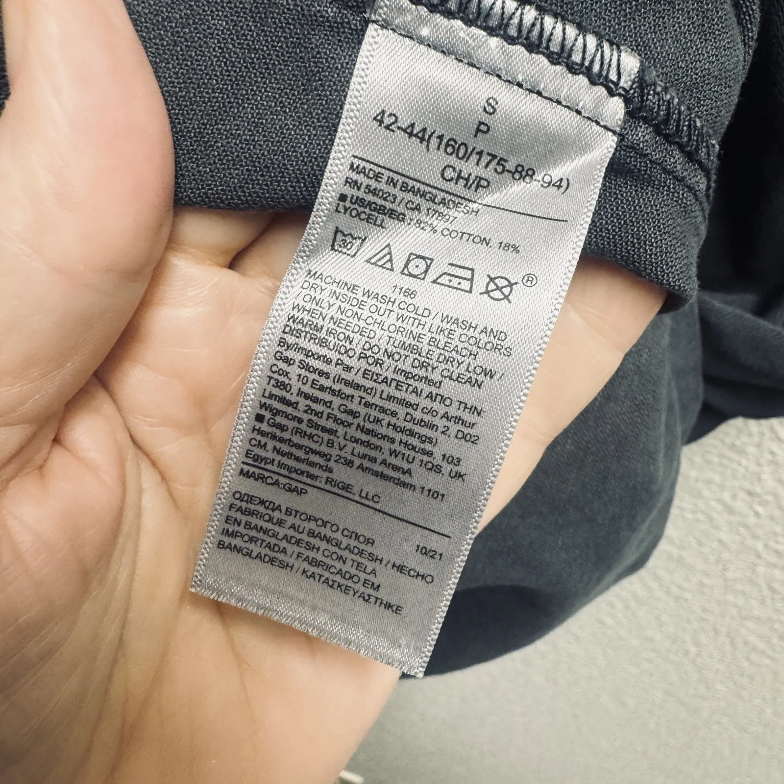 Gap Grey Shirt Dress sz XS canvas utility minimalist office cotton shift - Image 6