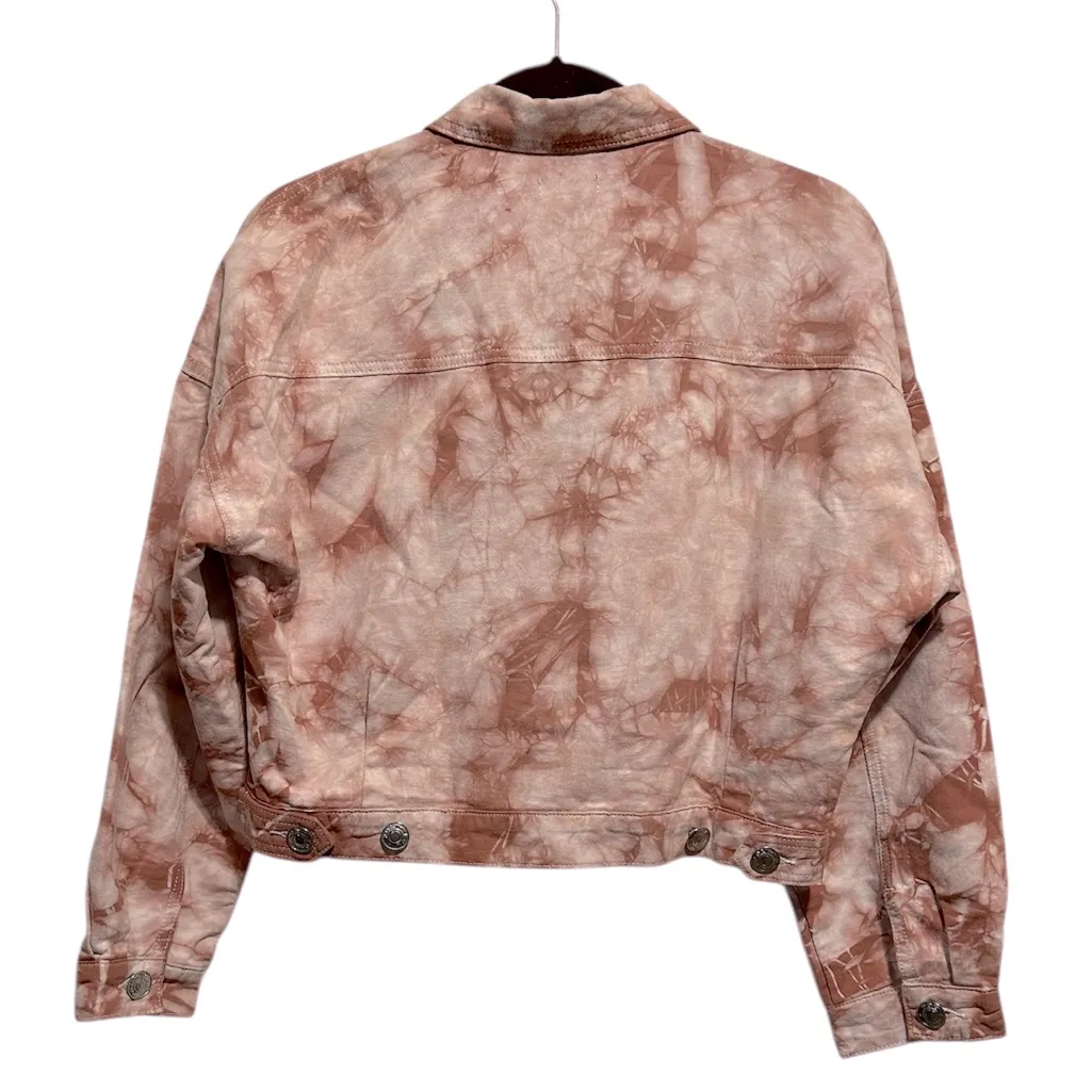 POL Tie Dye Light Weight Denim Jacket - Image 3