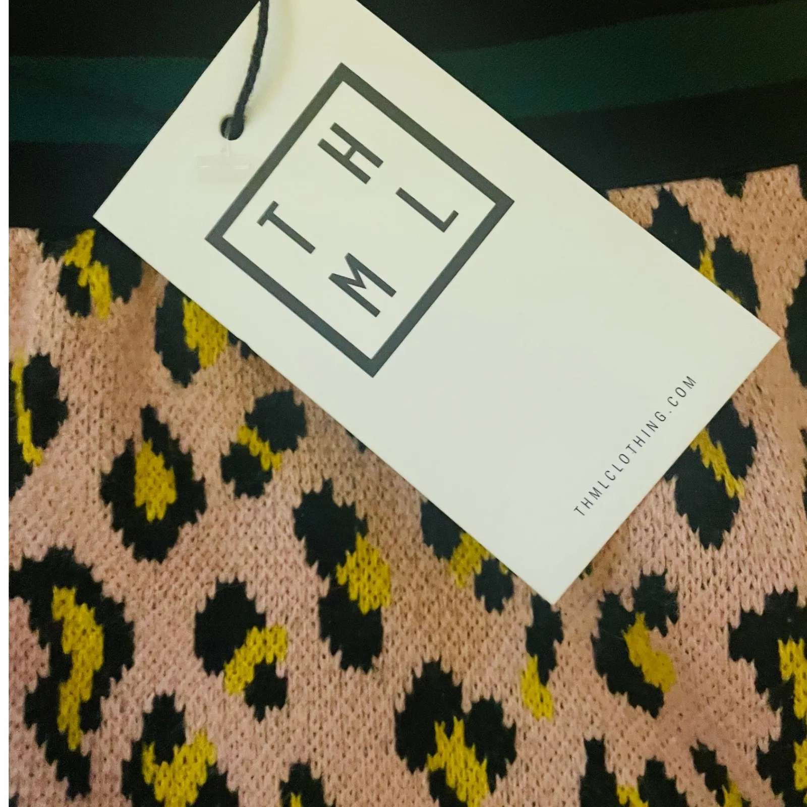 Thml Skirts‎ | Thml Blush Pink Leopard Print High-Rise Knit Skirt | NWT - Image 3