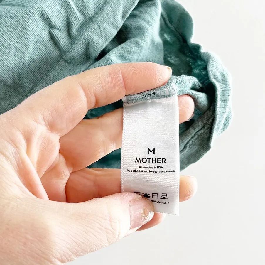 Mother The Lil Goodie Goodie Short Sleeve Crewneck Graphic Margarita Tee Shirt M Green Size M - Image 5