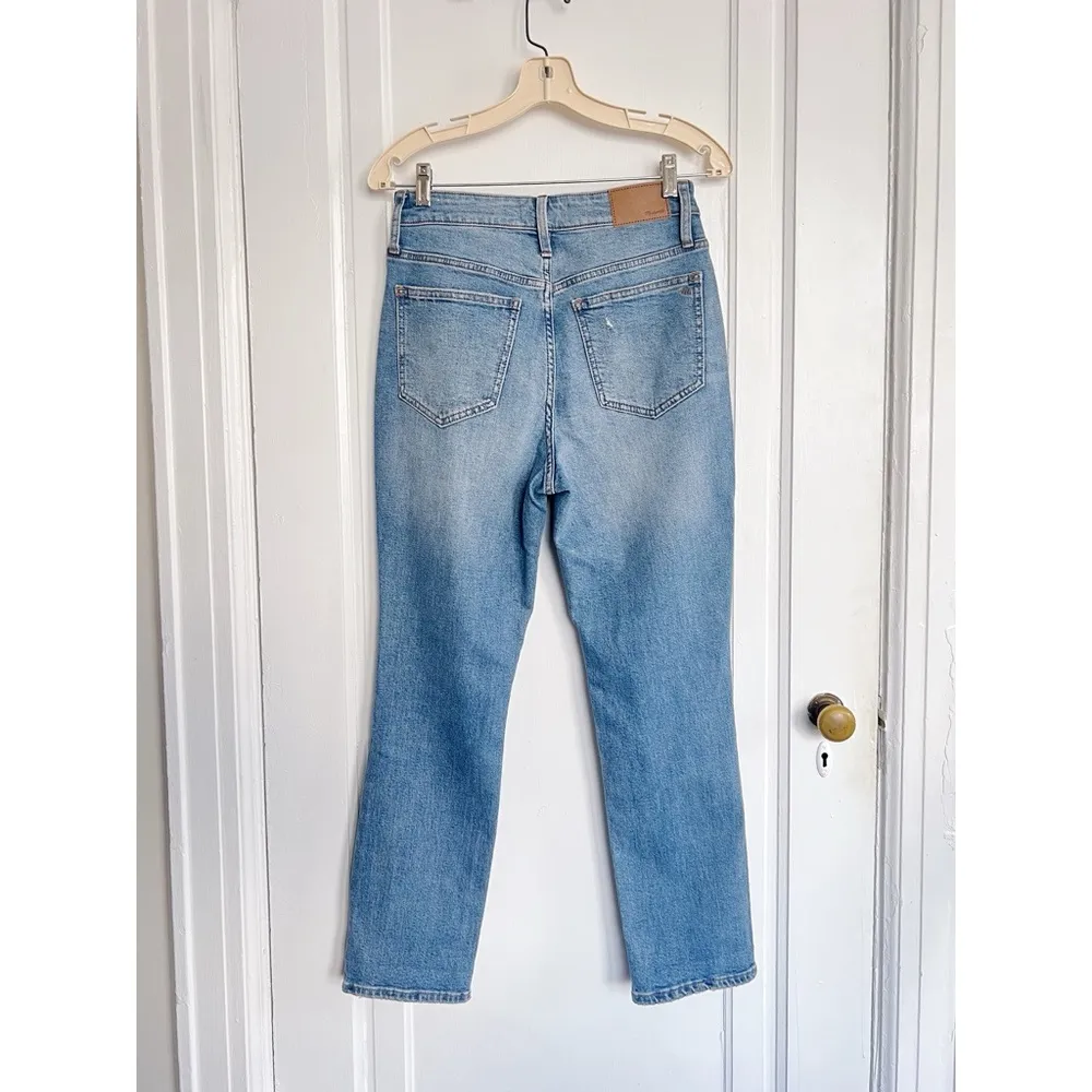 Madewell • The Curvy Perfect Vintage Jean in Denman Wash: Ripped Edition - Image 11