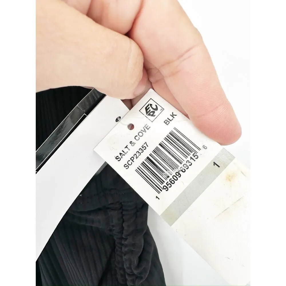 Salt + Cove Black Plus Size Leopard Love Cutout Ruched One - Image 5