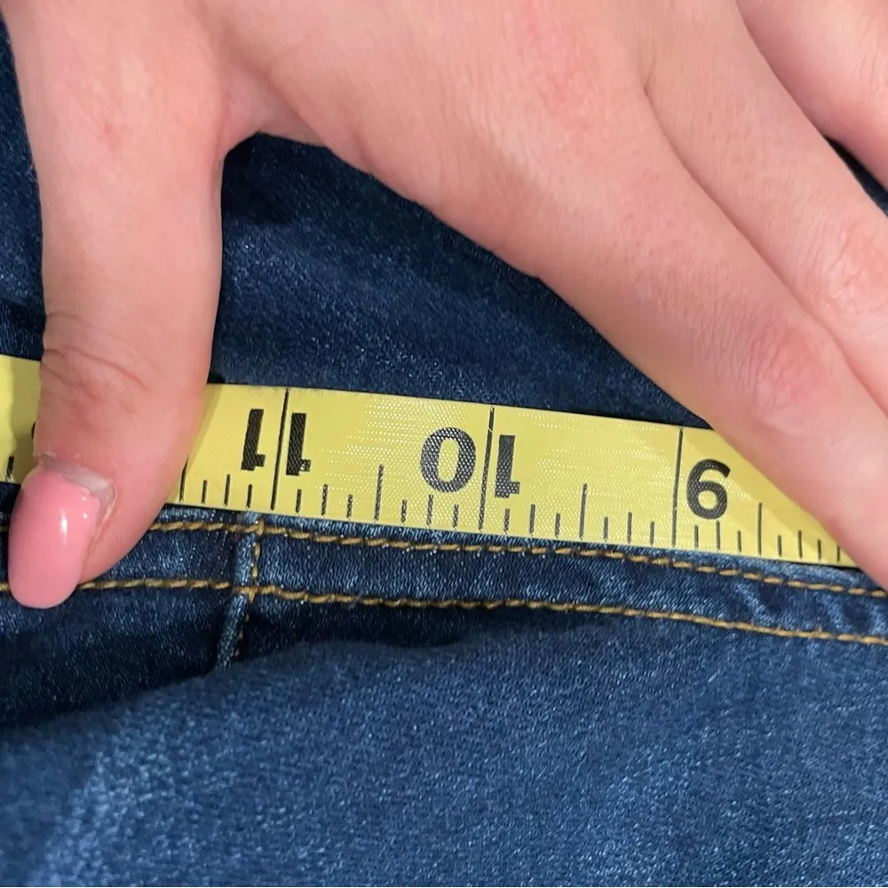 NWOT Juicy Couture Sz 18 Distressed Skinny Jeans Asymmetrical Raw Hem Boho - Image 13