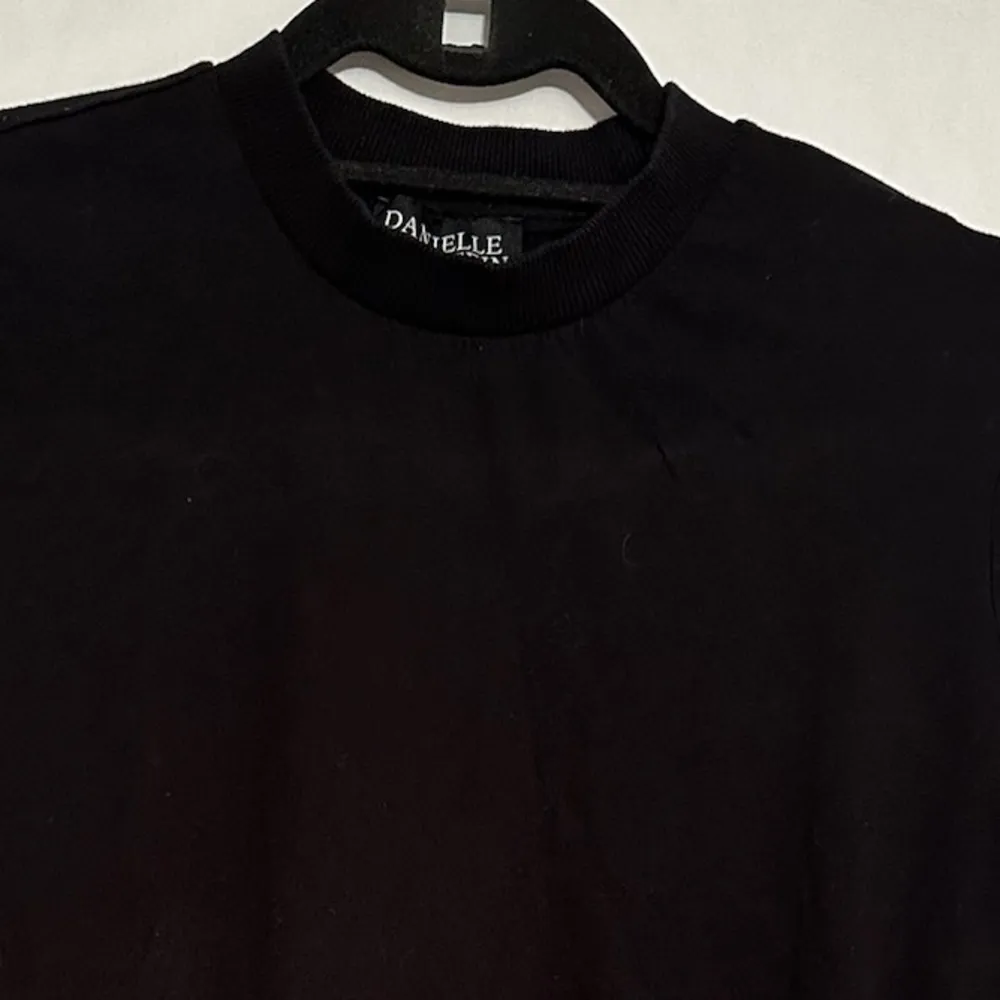 Black Short Sleeve Body Suit T-Shirt Tee Stretch Womens Small - Image 10