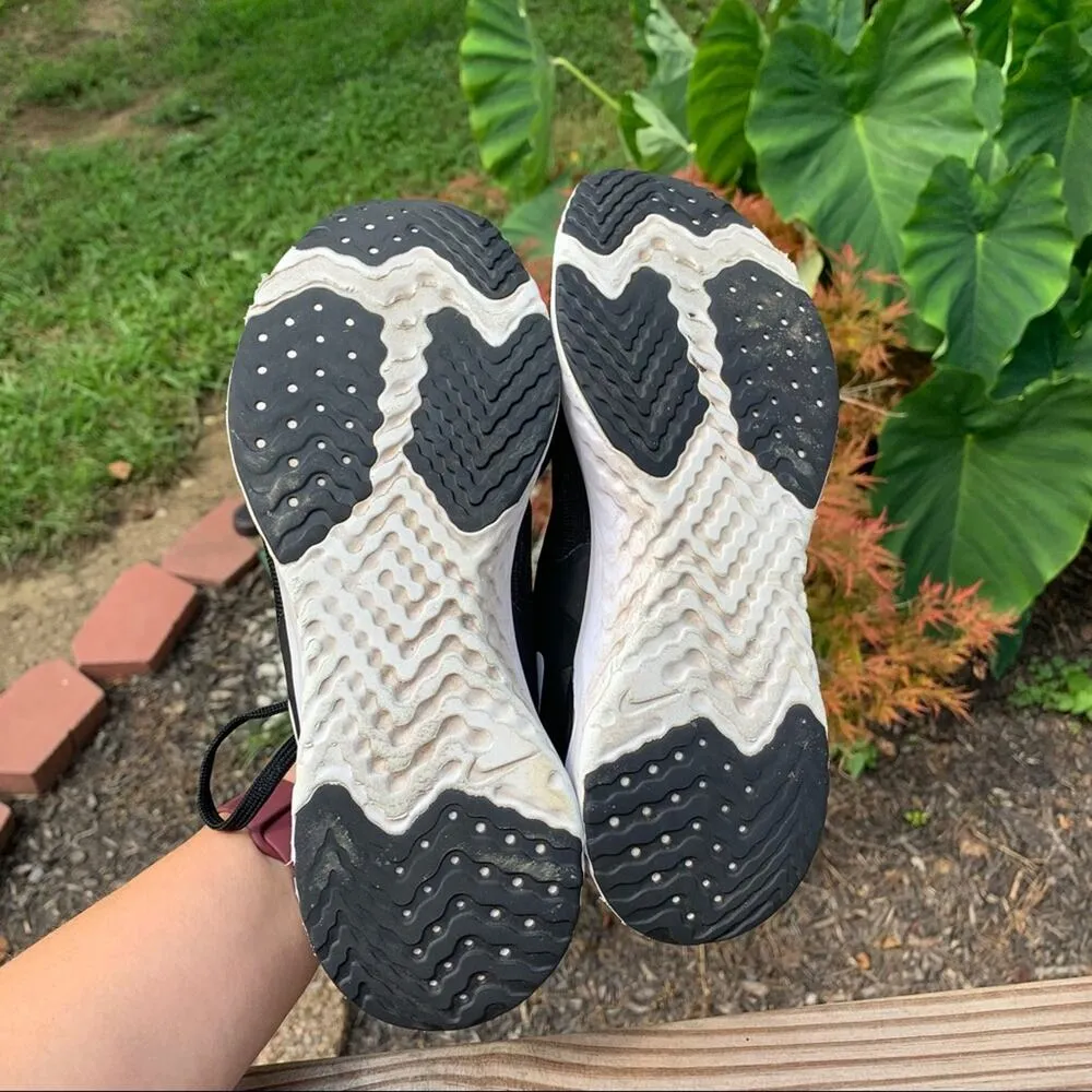 Nike Odyssey React 2 Black Flyknit Sneakers Running - Image 5