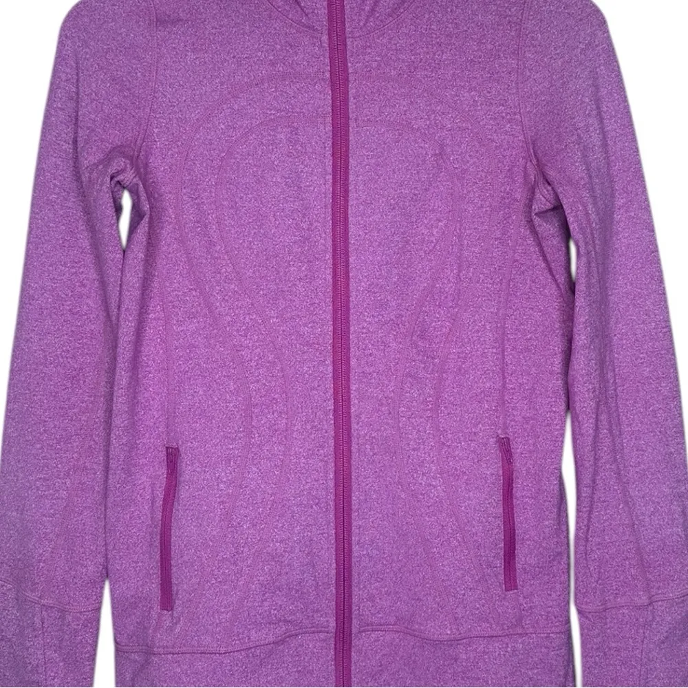Lululemon In Stride Zip Up Jacket Heathered Ultra Violet - Image 3