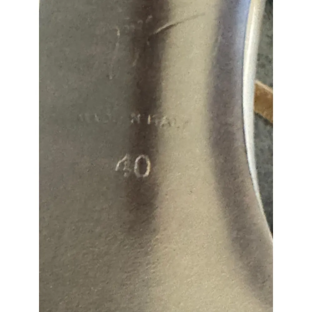 Giuseppe Zanotti NIB Valentiine 90 Crystal Heeled Sandals in Taupe Size 40 - Image 13