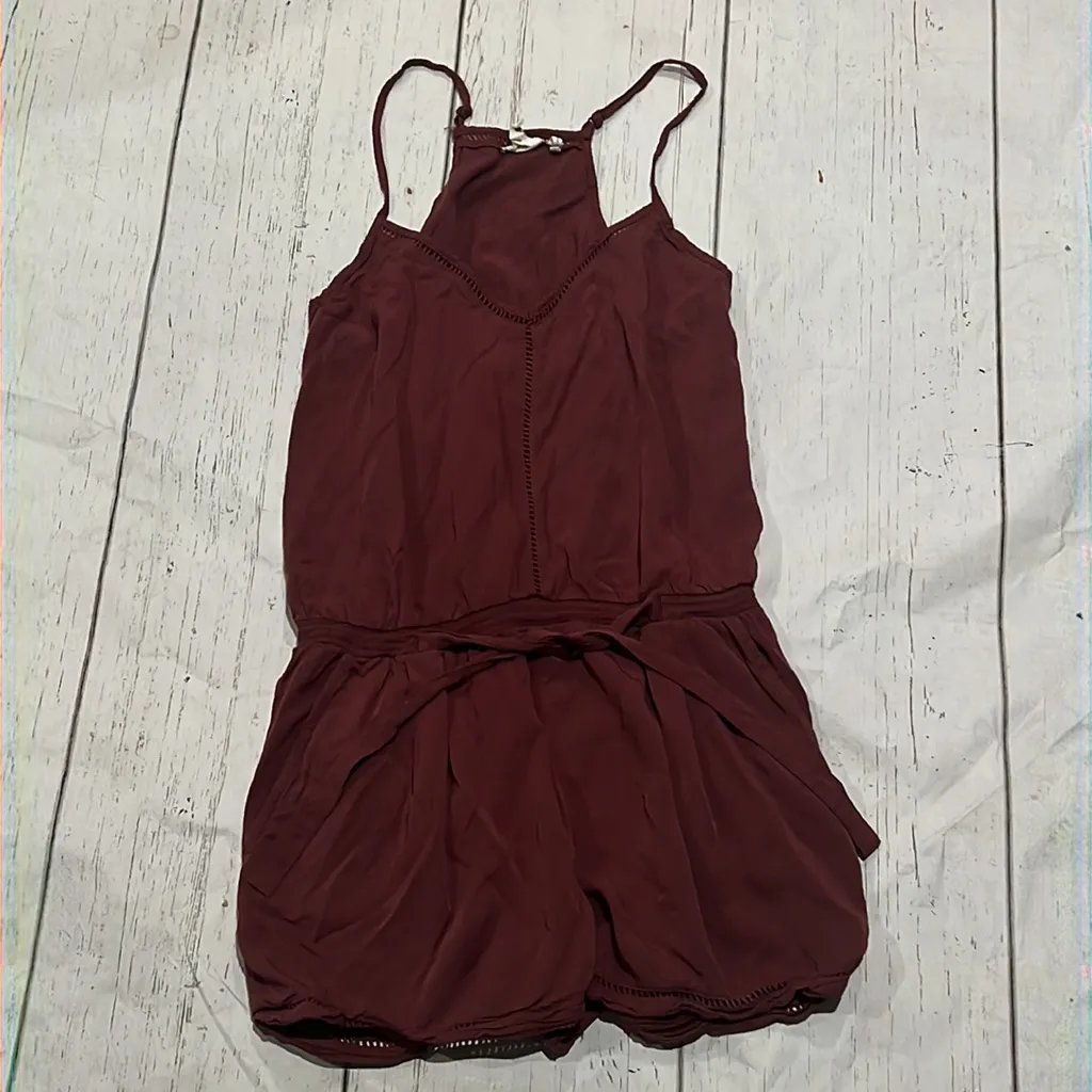 Lilka spaghetti strap romper Red Size XS - Image 3