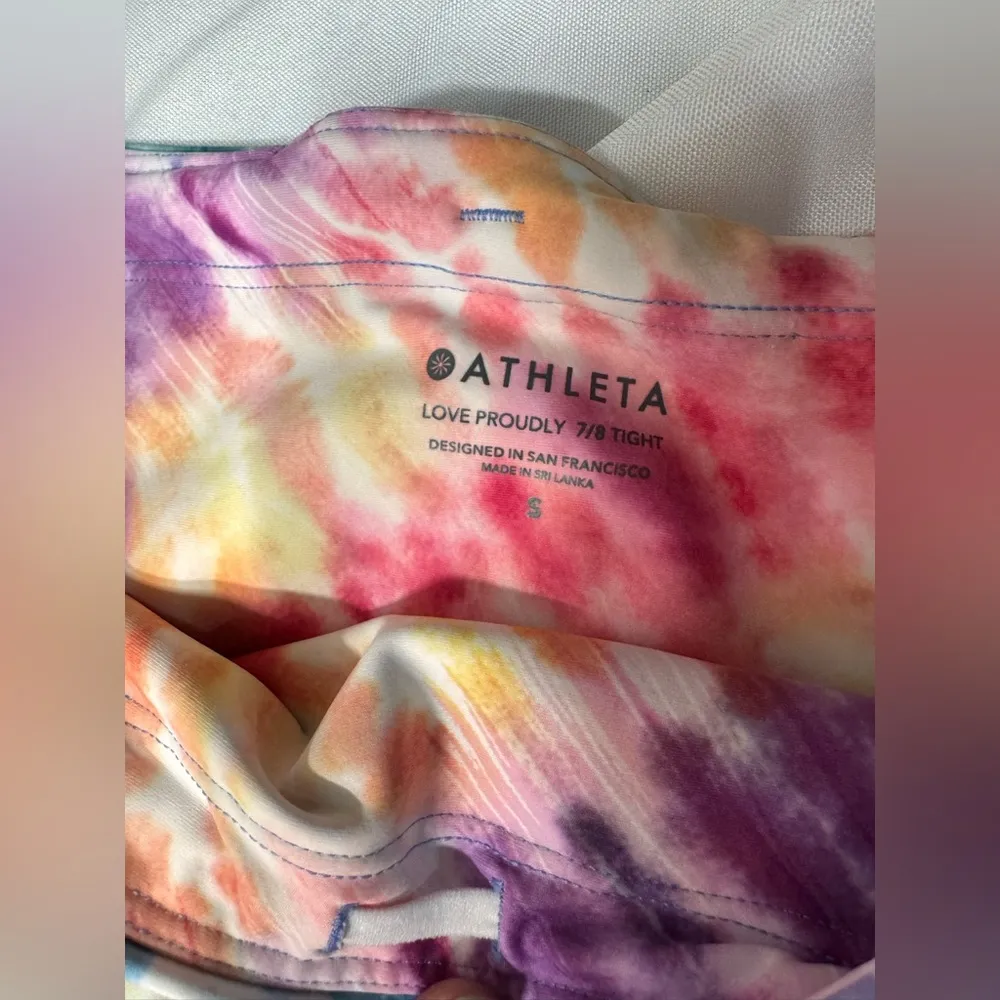 Athleta Love Proudly High Rise 7/8 leggings- Size Small - Image 3