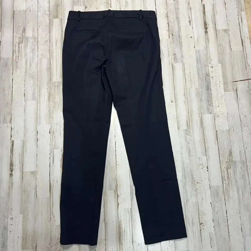 Talbots Women's Size 8 Black Newport Straight Leg Workwear‎ Dress Pants - Image 3