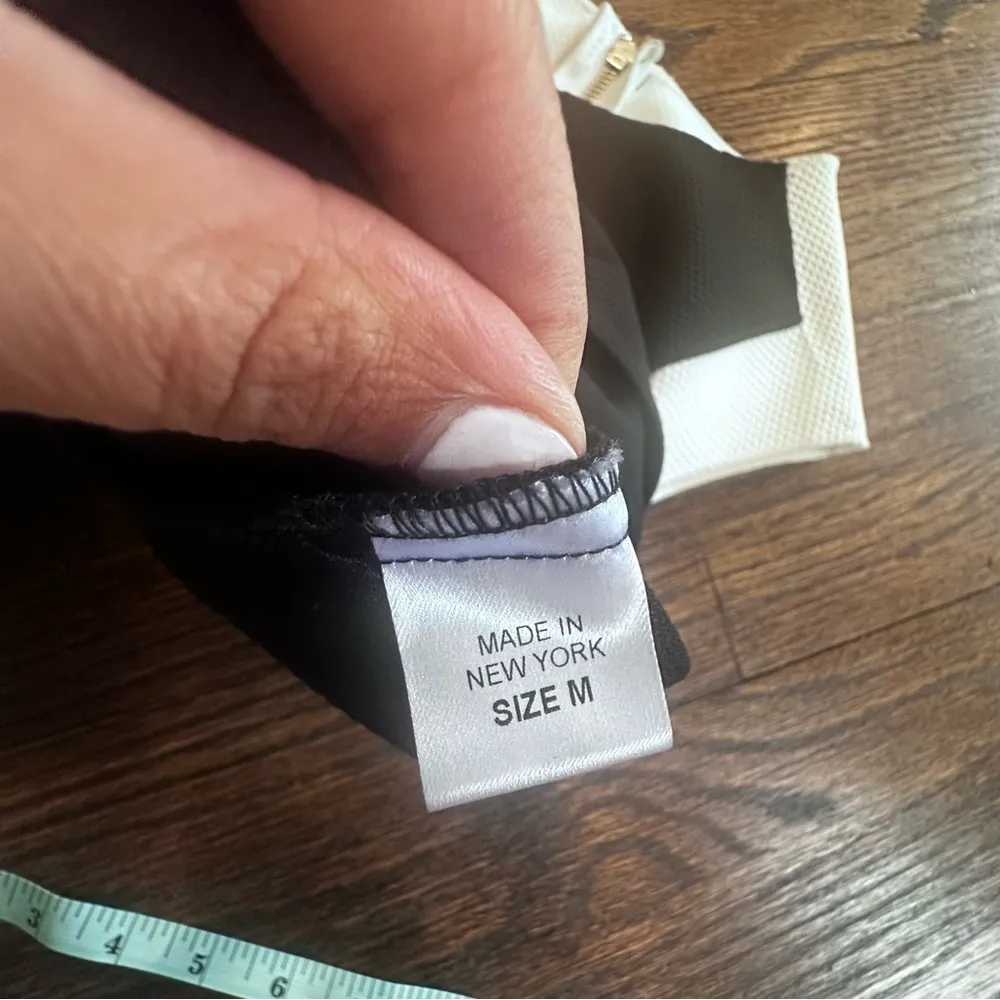 TORN x Ronny Kobo Black & White Zip Up Crop Top and Skirt Set size Medium - Image 14