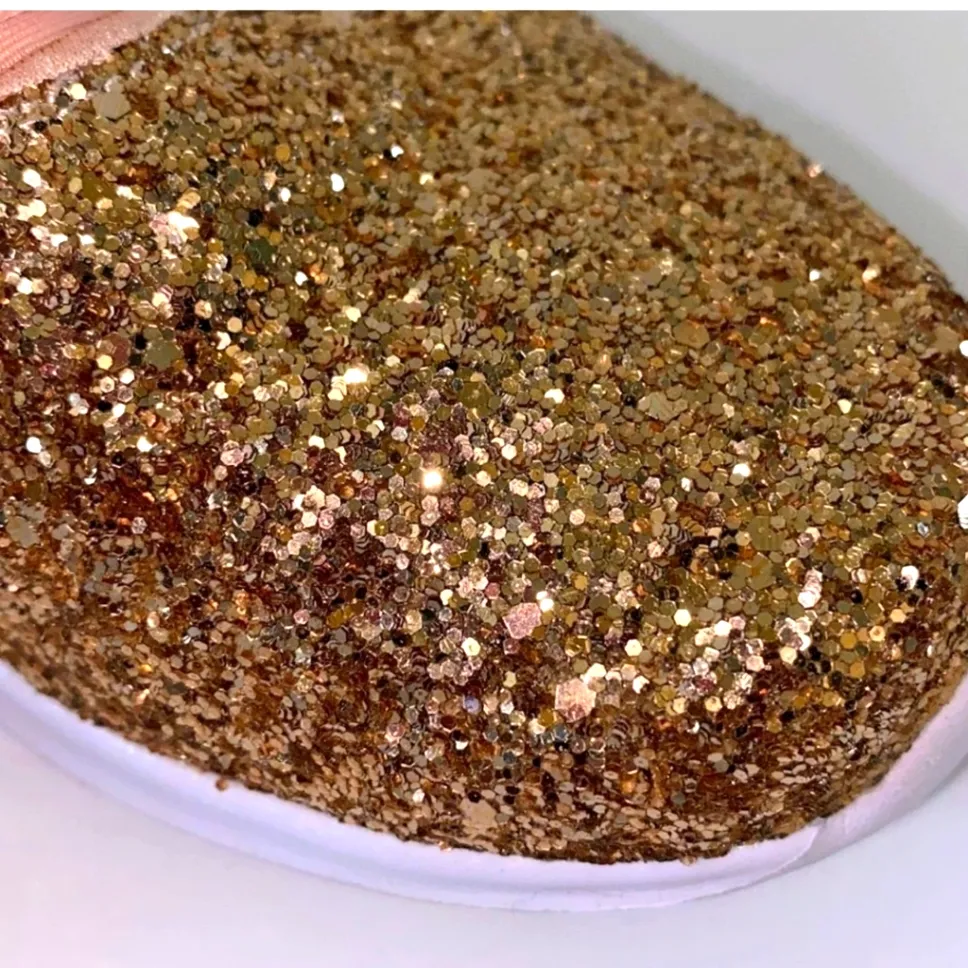 Geers by dream seek rose gold sparkle glitter sneakers size 7 Pink - Image 6