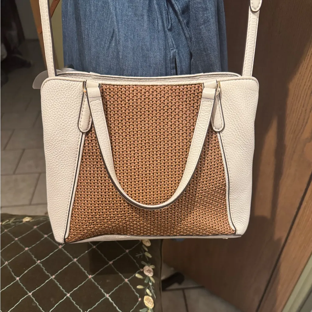 Kate Spade Jackson Straw Medium Satchel Purse♠️♠️♠️♠️ - Image 4