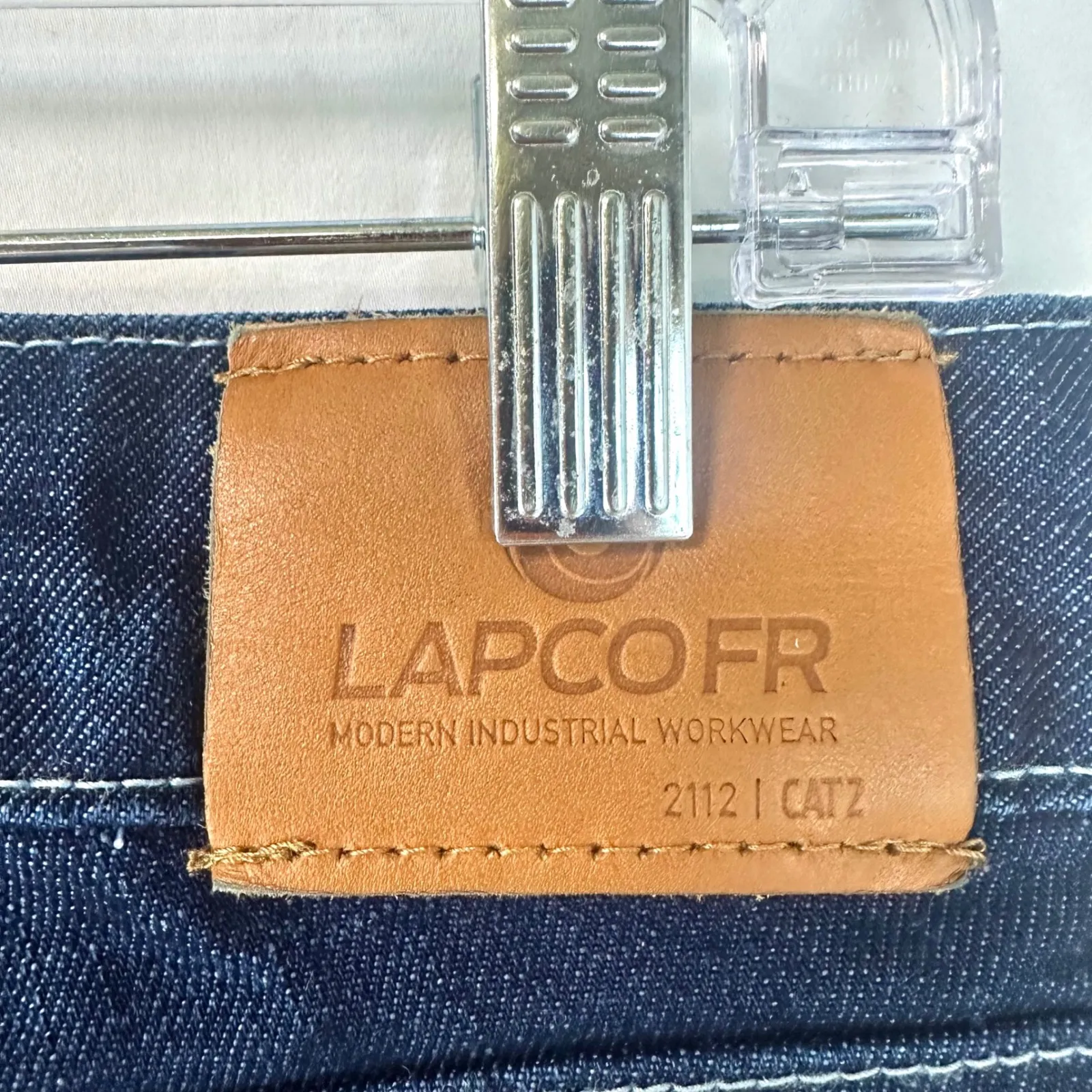 LAPCO FR Modern Fit Jeans Dark Wash Denim Womens 6ST Fire Resistant Work Utility Blue Size 6 - Image 6