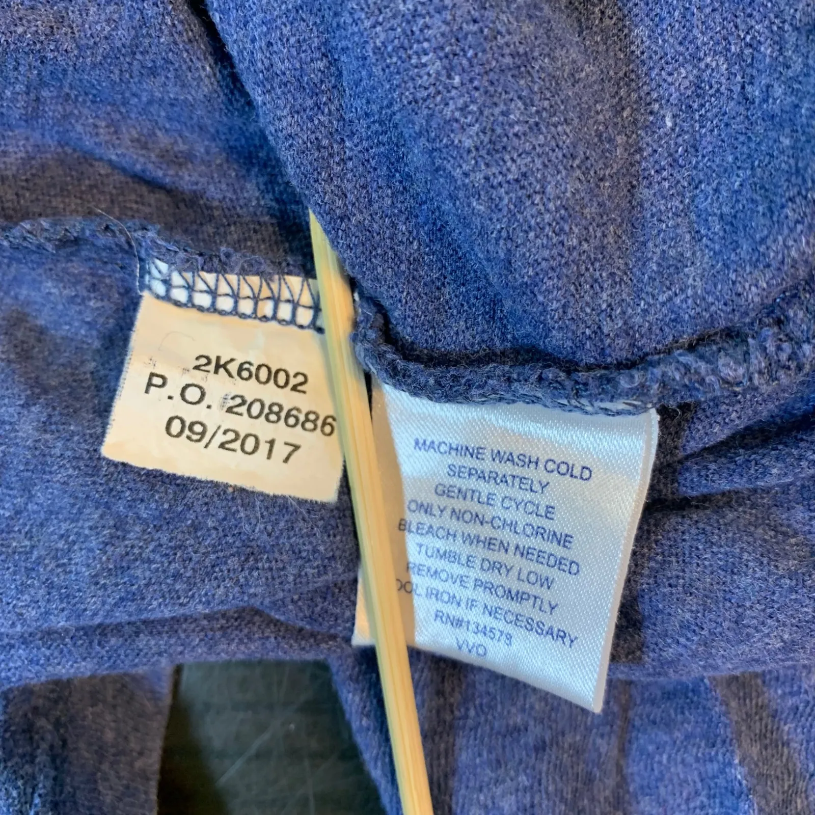 Vineyard Vines Women's Blue Long Sleeve‎ T-Shirt Cotton Casual Top Preppy Basics - Image 5