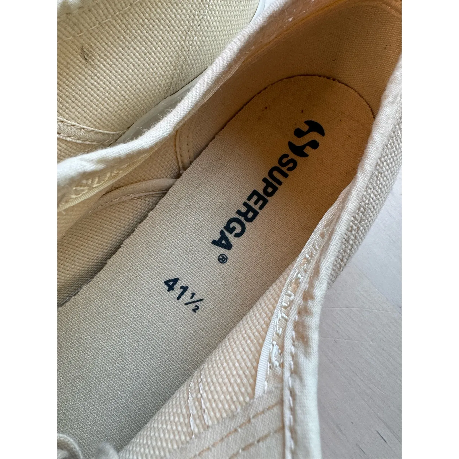 SUPERGA 2750 PLATFORM SNEAKERS CAMEL size 41.5 / US 10 - Image 8