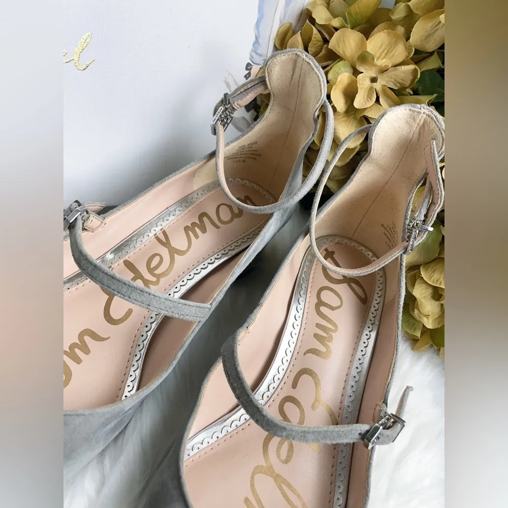 Sam Edelman Grey Sude Lulie Heel - Image 2