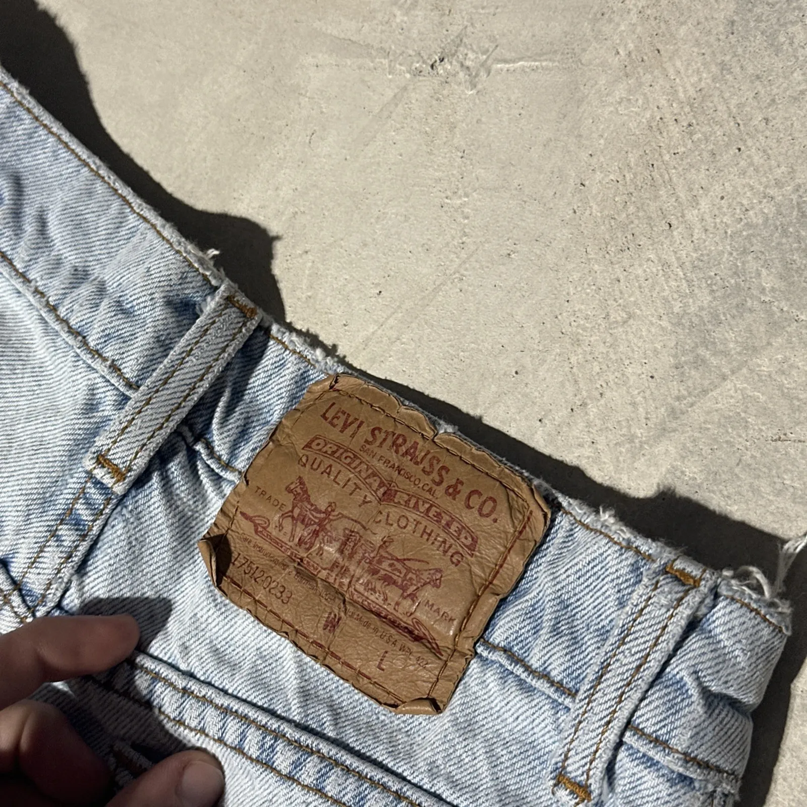 VTG 90s Levi's 17512-0233 Mom Tapered Jeans Women Juniors SZ 9 Made in USA - Image 4