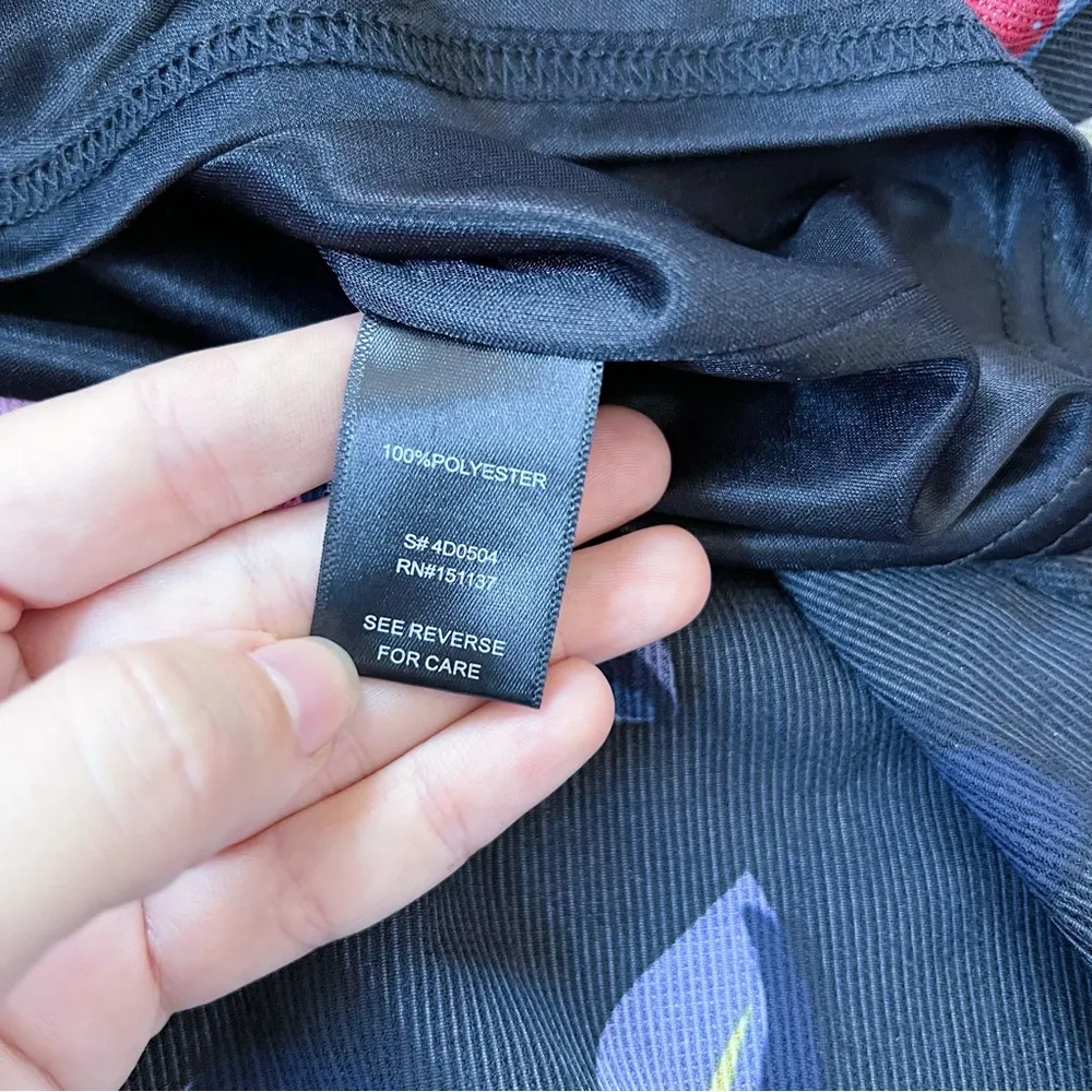 Isla Maude • Anthro Surplice Maxi Dress floral wrap high low ruffle bell sleeve - Image 8