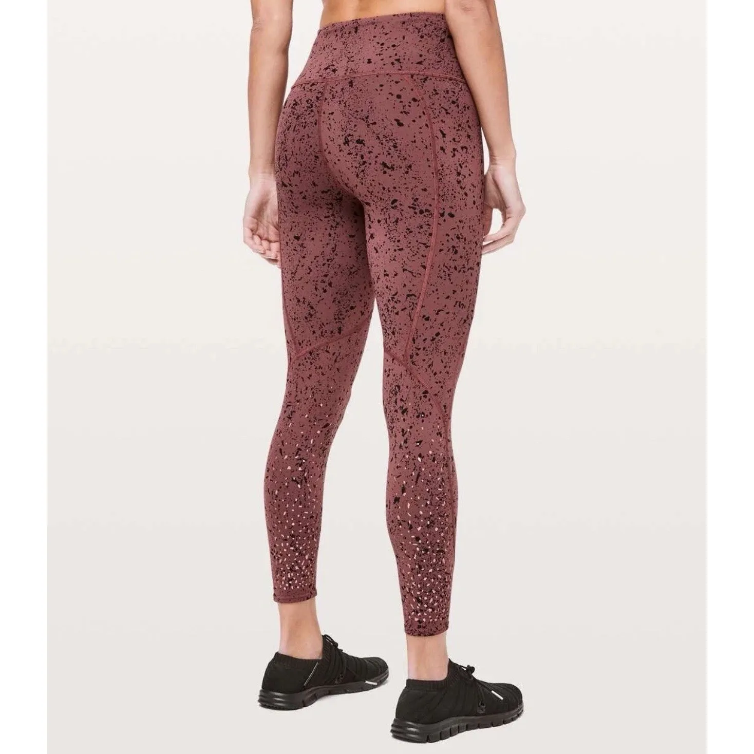 Lululemon X SoulCycle‎ Tempo Splatter Adobe Dust Black To The Beat Tight Size 4 - Image 6